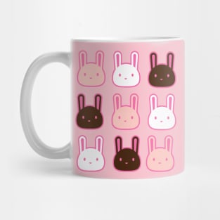 Strawberry, vanilla and chocolate bunny Mug